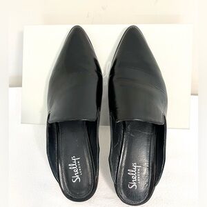 12M Black Calf Leather Slide